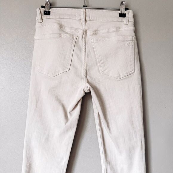 DL1961 Mid Rise Instasculpt Ankle Skinny Cream Size 26 - Picture 5 of 8